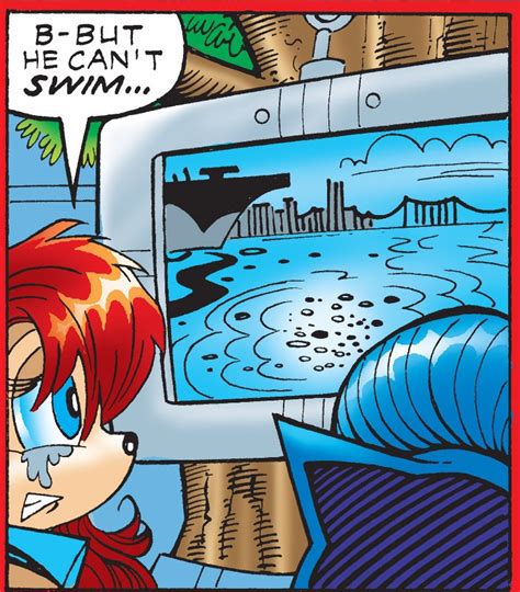 Hedgehogs Cant Swim Sonic The Hedgehog Issue 132