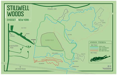 Stillwell Woods Trail Map Illustrated Map Best Mountain Bikes