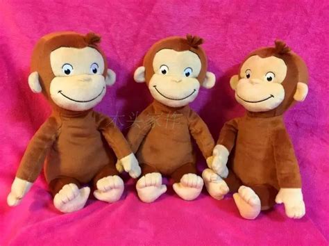 Buy Original Monkey Curious George Cute Soft Stuffed