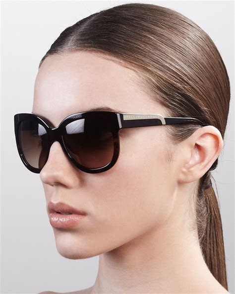 Stella Mccartney Rounded Plastic Sunglasses