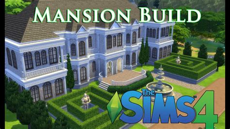 The Sims 4 Let S Build A Mansion Episode 1 Youtube