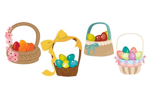 Download Colorful Easter Baskets SVG SVG Cut Files - Free Download +483008 Cutting Files SVG | Geber.com ...
