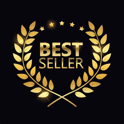 Premium Vector | Best seller golden label sign