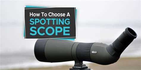 How To Choose A Spotting Scope Learn The Essentials Birdwatching Buzz