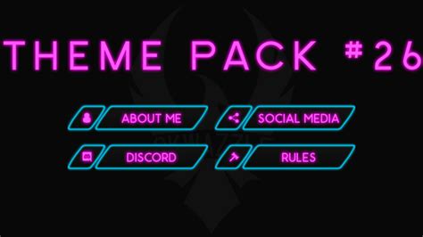 Twitch Panel Theme Pack 26complete Album Here Behance