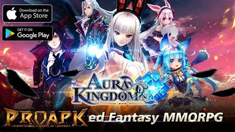 AURA KINGDOM MOBILE ENGLISH Android IOS Gameplay Open World MMORPG