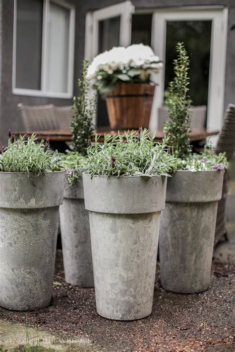 Large planters for indoor use drip trays available. The Best Tip for Filling Large Outdoor Planters | So Much Better With Age