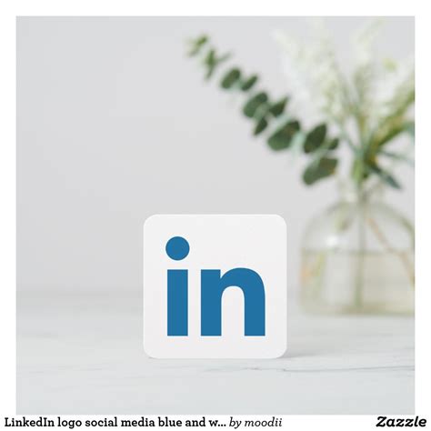 The european blue card is a work permit that facilitates migration of educated third country nationals to europe to continue a career working in eu blue card network live and work in europe. LinkedIn logo social media blue and white promo Calling Card | Zazzle.com in 2021 | Calling ...