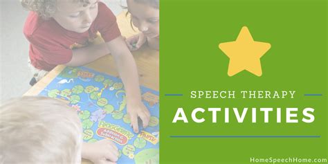 The Best Speech Therapy Activities And Ideas On The Planet
