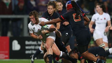 Womens Rugby World Cup Semifinals New Zealand Beat United States To