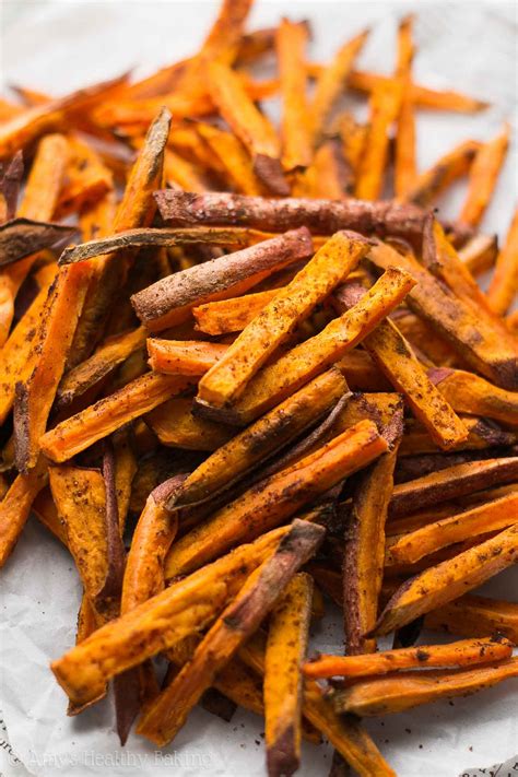 And, just to clear the air, yams and sweet potatoes are pretty much the same thing. Baked Spicy Cinnamon Sweet Potato Fries | Amy's Healthy Baking
