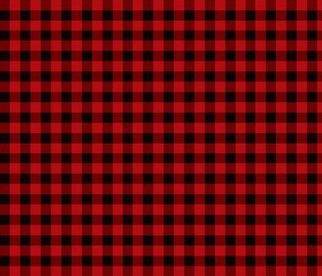 Vector black and red plaid background. red buffalo plaid fabric - angiehiller - Spoonflower
