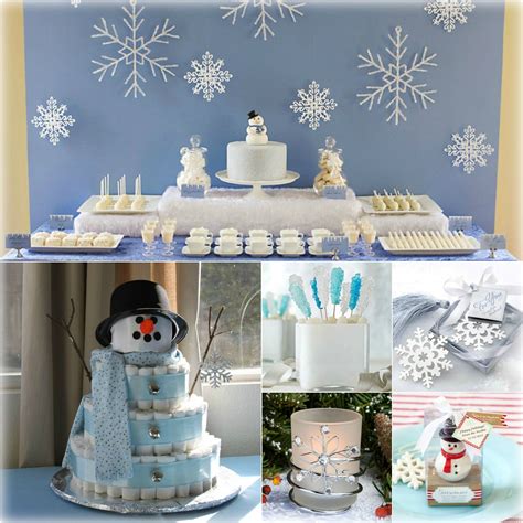 Winter Wonderland Baby Shower Inspiration Station Pinterest