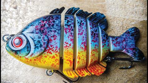 Pumpkinseed Sunfish Lure Painting Youtube