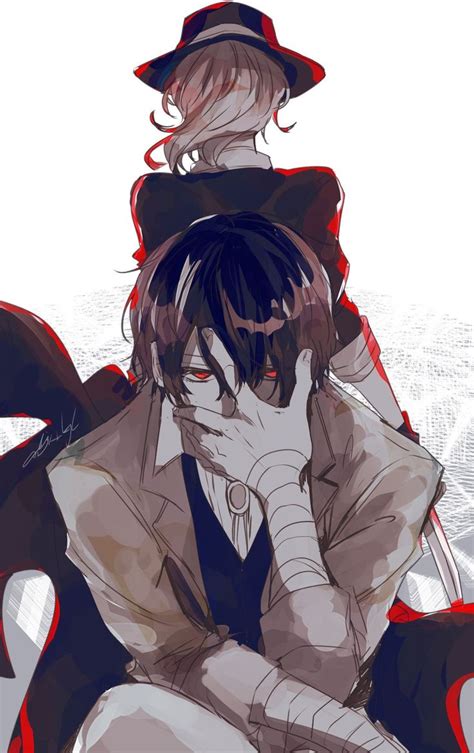 Chuya And Dazai Stray Dogs Anime Bungo Stray Dogs Bungou