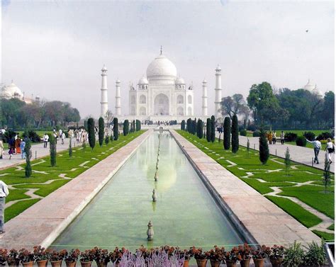 Travel Destinations Dome Taj Mahal Built Structure Monument Mughal