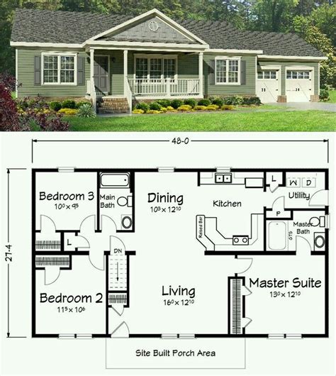 Love This Plan Ranch Style House Plans Ranch House Plans Basement