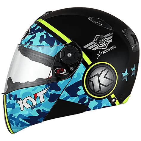 Here we make this category lists all the available goal explosions in the game and. Helm KYT X-Rocket Retro #3 - Black/Blue/Yellow Fluo | Shopee Indonesia