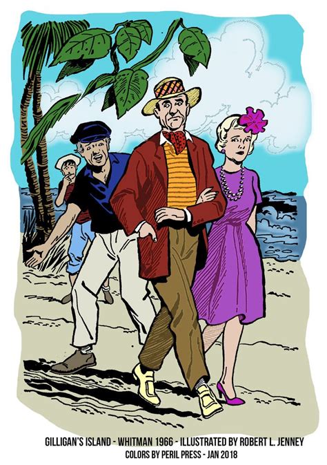 Gilligans Island X4from The Gilligans Island Book By William Johnston