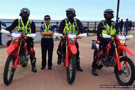 Off Road Motor Bikes For Bridlington Police Officers This Is The Coast