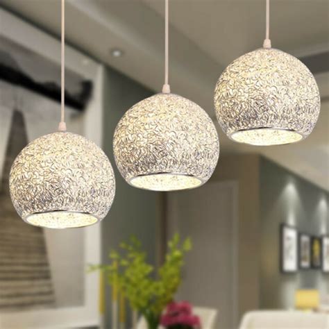 A new pendant shade can freshen that fixture over the kitchen island. Buy Modern Ceiling Lights Bar Lamp Silver Chandelier ...