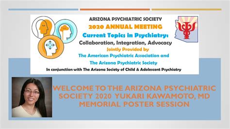 Arizona Psychiatric Society 2020 Yukari Kawamoto Md Memorial Poster