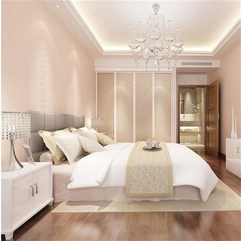 Beibehang Wallpaper Simple Modern Fresh Bedroom Living