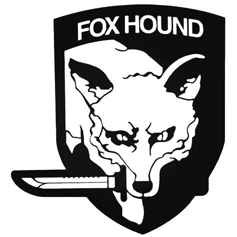 Buy Fan Art Rendition Fox Hound 55 Tall Metal Gear Solid Symbol