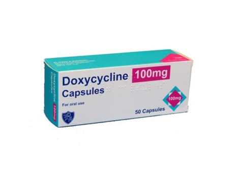 Doxycycline Capsules 100mg 50 Pom Baymed