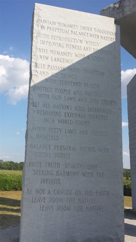 What are the Georgia Guidestones? Pictures and Facts | Student Handouts