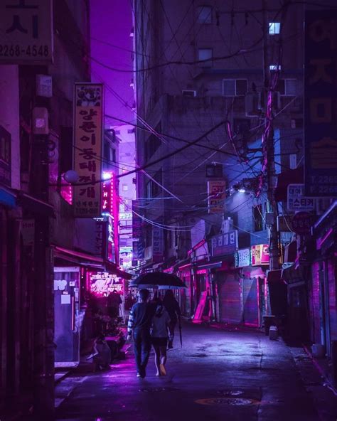 Photographer Noe Alonzo Shoots Stunning Rainy Photos Of Seoul With His