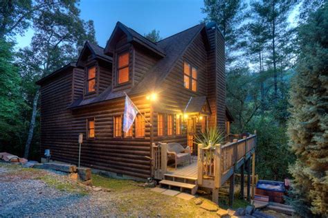 Unobstructed views of the mountains & abundant wildlife makes 'blue sky' an unforgettable escape. our cabin in Ellijay | Cabin rentals, Cabin, North ga ...