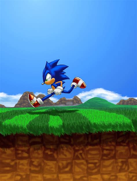 The Legend Of Sonic The Hedgehog Green Hill Zone By Hyperchaotix On