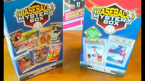 Just one more mystery box for the night, its cold out here. Baseball Mystery Box 2 Boxes 7 Baseball Card Packs and 1 ...