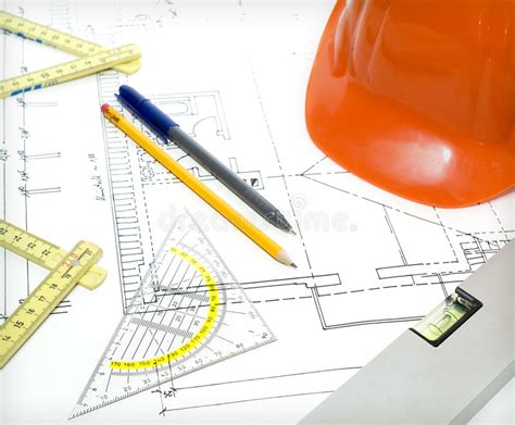 Architecture House Plans Stock Photo Image Of Build