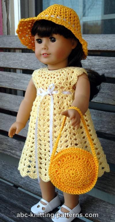 She will be in style this fall, or even during the winter months. ABC Knitting Patterns - American Girl Doll Seashell Summer ...