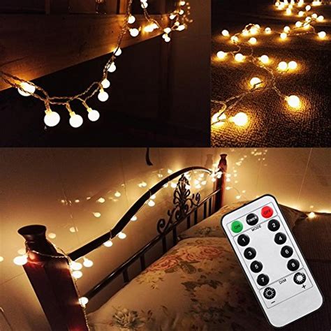 Click on image to buy ☀ g40 globe string lights can really tie the room. Updated Version Bedroom Wedding 16 Feet 50leds LED Globe ...