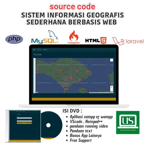 Jual Source Code Sistem Informasi Geografis Sederhana Pemetaan Tanah