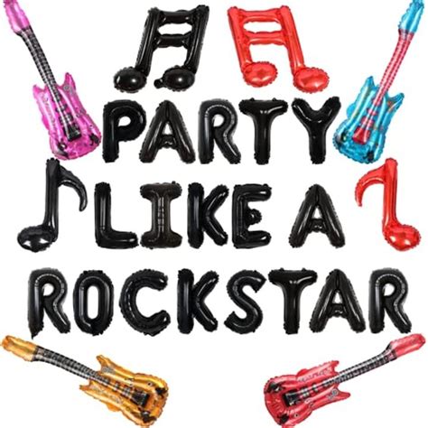 Fangleland Rock And Roll Theme Party Decorations Party Like A Rockstar