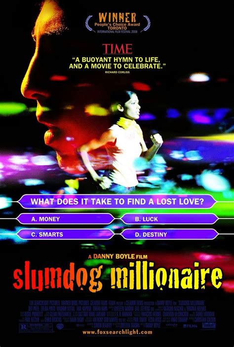 Slumdog four stars simply aren't enough for danny boyle's slumdog millionaire, which just may be the most entertaining movie i've ever music title data, credits, and images provided by amg |movie title data, credits, and poster art. Slumdog Millionaire DVD Release Date March 31, 2009