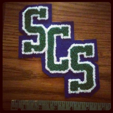 They are the big fat mean bully on. SCS Triple Letters Chenille Patch for Varsity Jacket New New Old Stock Vintage | eBay | Patches ...