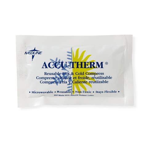 Medline Accu Therm Reusable Hotcold Gel Pack 3x5 1ct