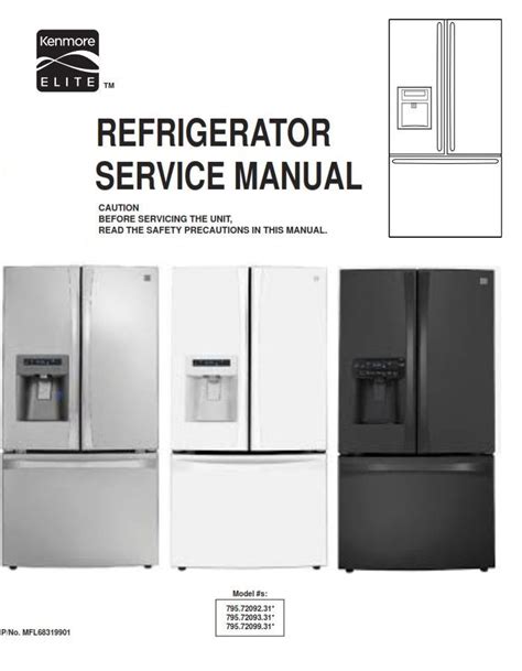 Repair Manual Kenmore Refrigerator Model 253