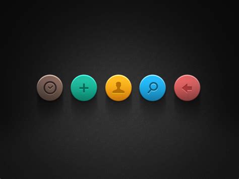 Ui Buttons By Jeffrey Jorgensen On Dribbble