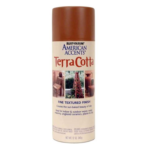 Rust Oleum American Accents 12 Oz Terra Cotta Flat Clay Pot Spray