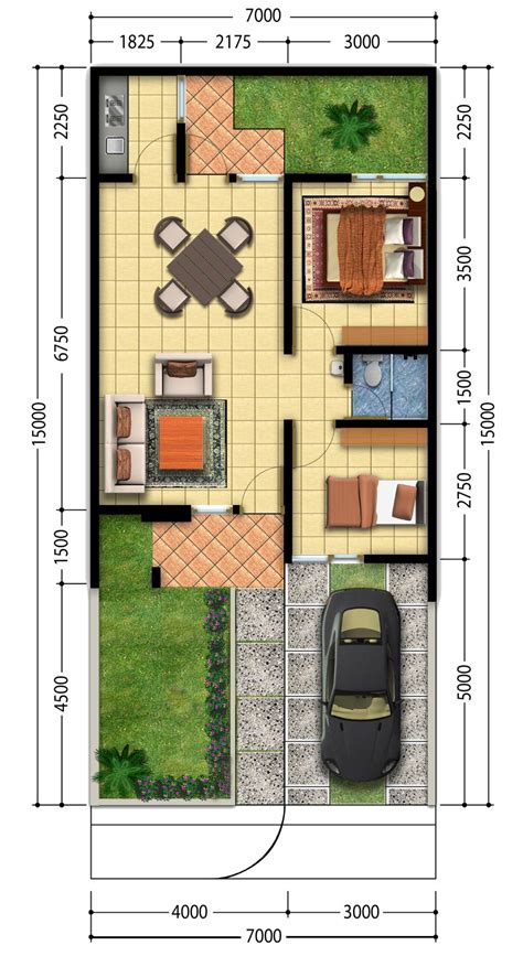 Untuk itu disini kami akan memberikan beberapa desain rumah minimalis terutama type 36 dengan 2 lantai. 10 Desain Denah Rumah Idaman | RUMAH IMPIAN