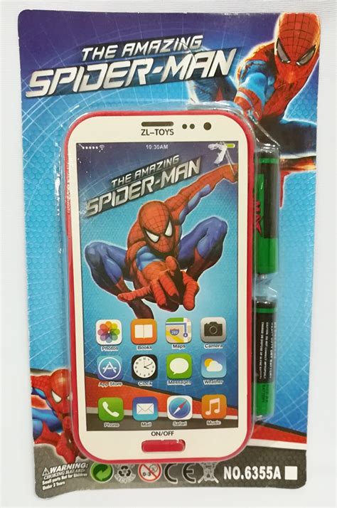 Bongbongidea Toy Smart Phone Avengers Spiderman Frozen Sound Light