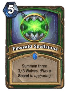 If you did not watch my guide about reaching the high ranks, please watch it first! Emerald Spellstone HS Hunter Card - HS Decks and Guides