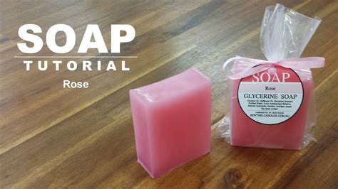 Rose Melt And Pour Soap Tutorial Youtube