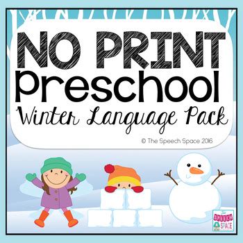 More than a dozen activities for celebrating the winter solstice. No Print Preschool Winter Language Pack by The Digital SLP ...